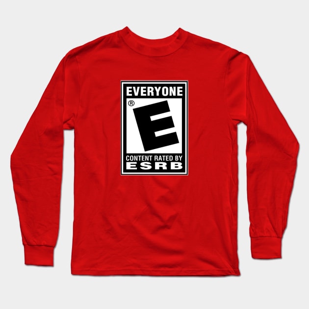 E for Everyone Long Sleeve T-Shirt by RottenTanuki